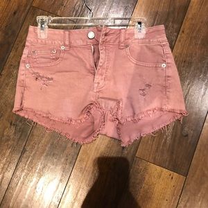 Jean shorts cut off